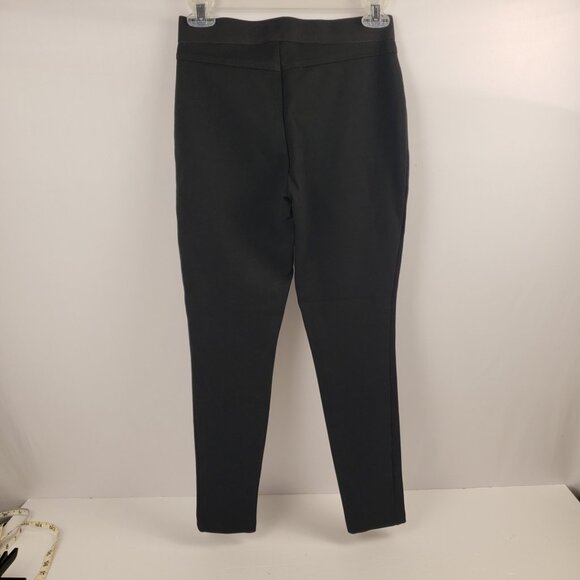 Gap XS Petite Black Skinny Pants Womens Side Zipper Jeggings Rayon Spandex - Picture 2 of 16